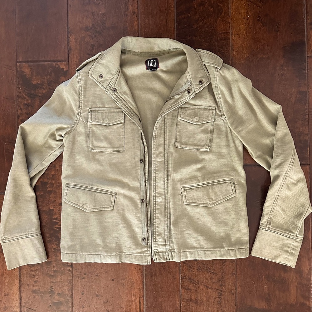 BDG green moto jacket